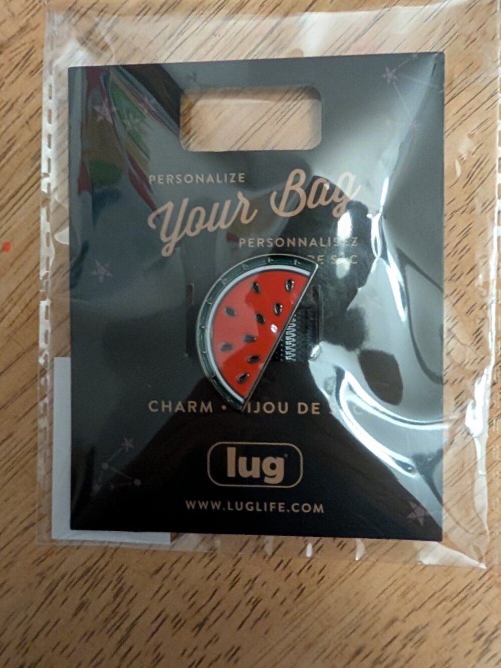 Lug Bag Charm Watermelon Summer